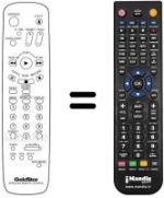 Replacement remote control 597-086F