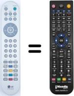 Replacement remote control LG 15 LC 1R