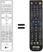 Replacement remote control LG CE 29Q90 ID