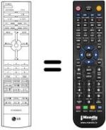 Replacement remote control LG MZ 42PZ10
