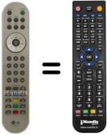 Replacement remote control LG RZ-17LZ20