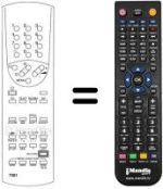 Replacement remote control Palladium 772 / 542