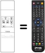 Replacement remote control Palladium 753.380