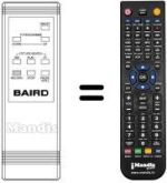 Replacement remote control Baird 8951