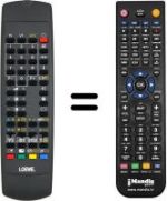 Replacement remote control Loewe 68492