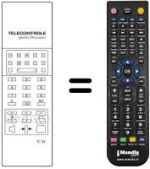 Replacement remote control Thomson 63664 N