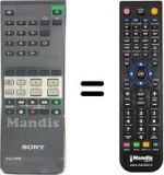 Replacement remote control Sony KV-C 2569 D