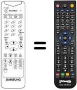 Replacement remote control Samsung 20 C3DF