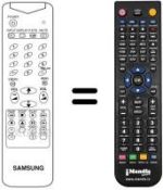 Replacement remote control 10083 T