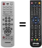 Replacement remote control Samsung DVD R-121