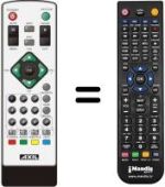 Replacement remote control Boston DTT 3500