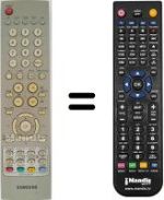 Replacement remote control Samsung LW 22A13W
