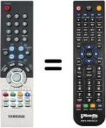 Replacement remote control Samsung PS 42D51 S
