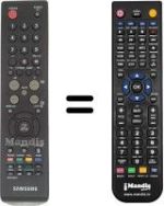 Replacement remote control Samsung LE 40S71