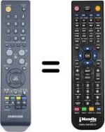 Replacement remote control Samsung SYNCMASTER T240 HD