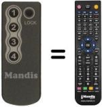 Replacement remote control CAM REMOTE