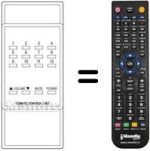 Replacement remote control REMOTE CONTROL UNIT 12 PROG