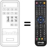 Replacement remote control CT-51 E