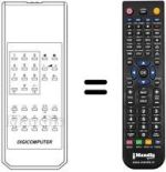 Replacement remote control DIGICOMPUTER