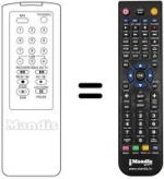 Replacement remote control LG GHV-1266 LR