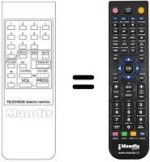 Replacement remote control VASILINEC CT 88 B