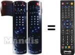 Replacement remote control Grundig GV-560 HIFI