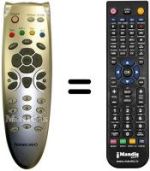 Replacement remote control Homecast T 3102