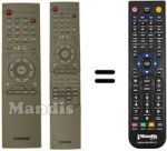 Replacement remote control HTDL 100