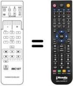Replacement remote control Thomson 72 DO 98