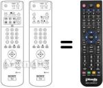 Replacement remote control Sony KV-29 FQ75A