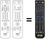 Replacement remote control Sony KV-32 FC60