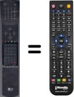 Replacement remote control 6710V00007C
