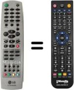 Replacement remote control LG KE 21 P 34T
