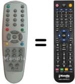 Replacement remote control LG 6710V00061M