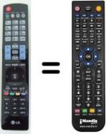 Replacement remote control AKB72914208