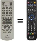Replacement remote control JVC HR-V500