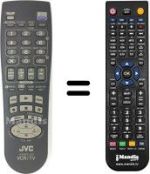 Replacement remote control JVC HR-J672