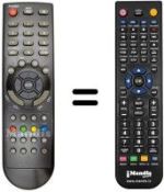 Replacement remote control Changhong LT 24F2A