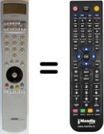 Replacement remote control Loewe CREDO 7570 ZP
