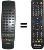 Replacement remote control Loewe 69423