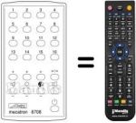 Replacement remote control MECATRON 6709