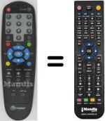 Replacement remote control Metronic ZAPBOX SMART 2