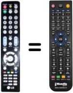 Replacement remote control MKJ61641702