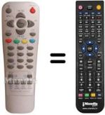 Replacement remote control Sinudyne 17350