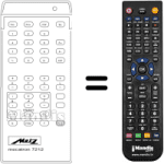 Replacement remote control MECATRON 7212