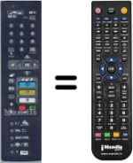 Replacement remote control Metz STRATOS SF 72TD88