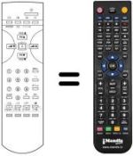 Replacement remote control Hitachi X21B1 TF HSL