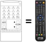 Replacement remote control RB 1637