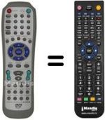 Replacement remote control RC-D010E