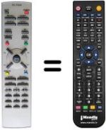 Replacement remote control Sinudyne 2930A